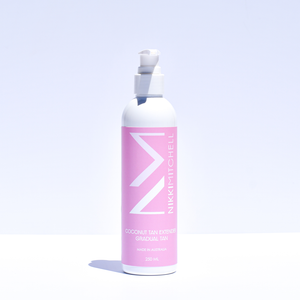 Coconut tan extender Nikki Mitchell